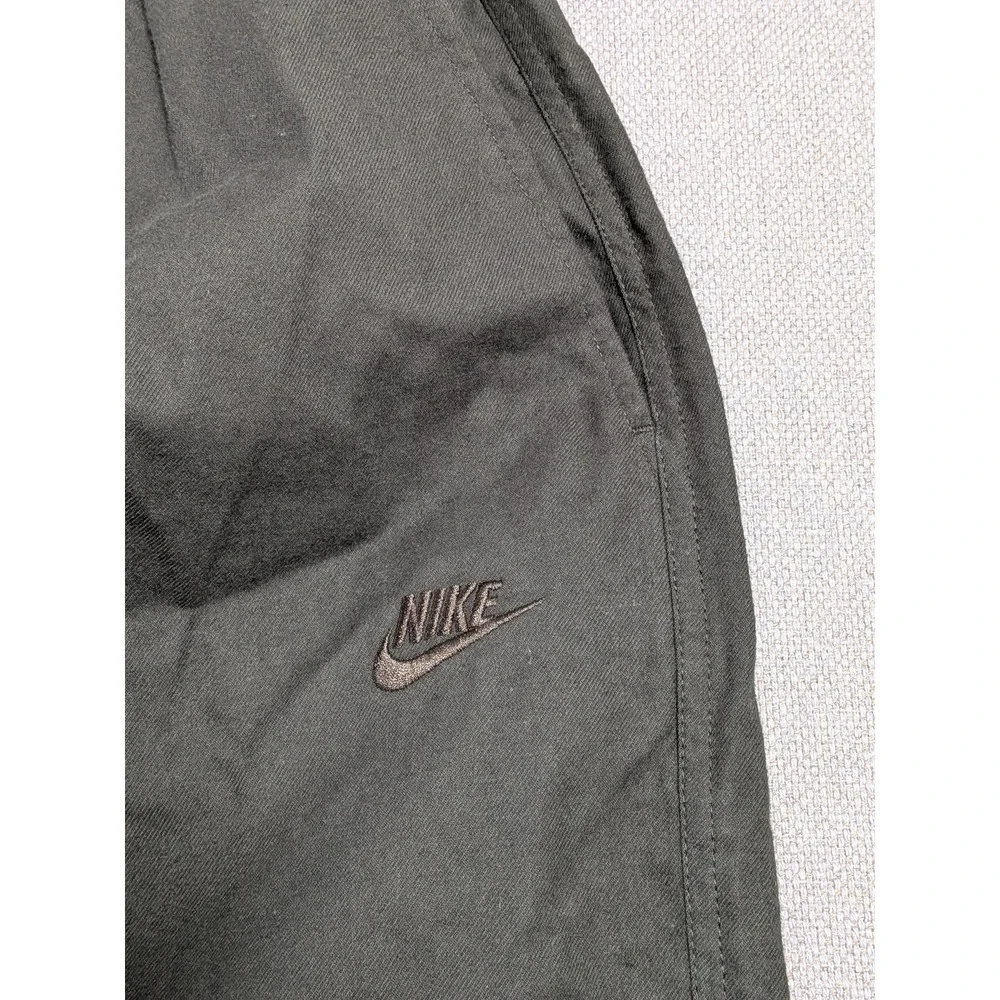 Nike Pants Men's XL Olive Green Oversized Fit Drawstring Baggy Streetwear Skate